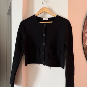 Babaton Black Notable Cardigan Aritzia